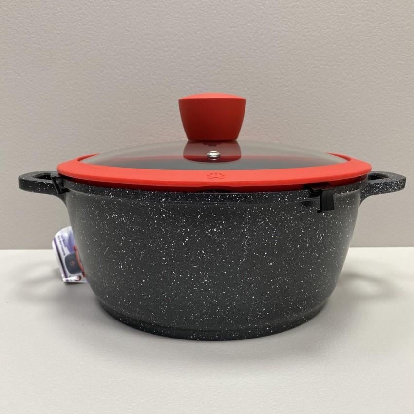 Каструля зі скляною кришкою Bohmann BH-7353-22 алюмінієва 22 см 3 л (2181050747) - фото 3 Каструля зі скляною кришкою Bohmann BH-7353-22 алюмінієва 22 см 3 л (2181050747) - фото 3