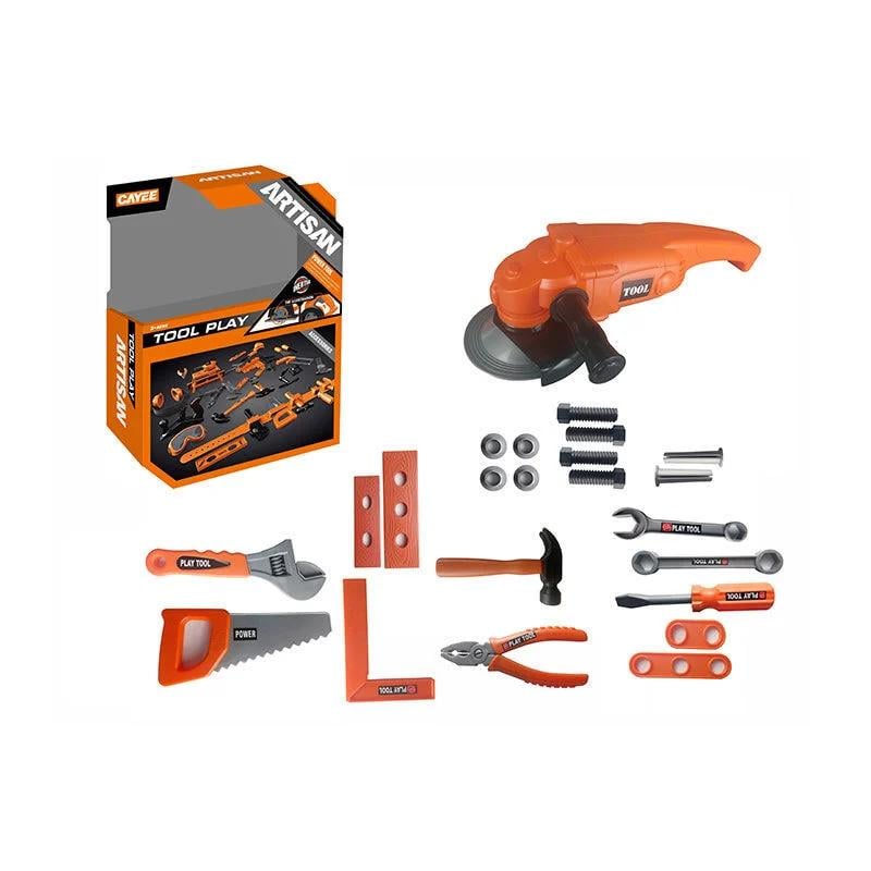 Набор инструментов игровой KY 1068-112 F шлифовальная машина с механическим принципом/инструменты/винтики/маска (140709)