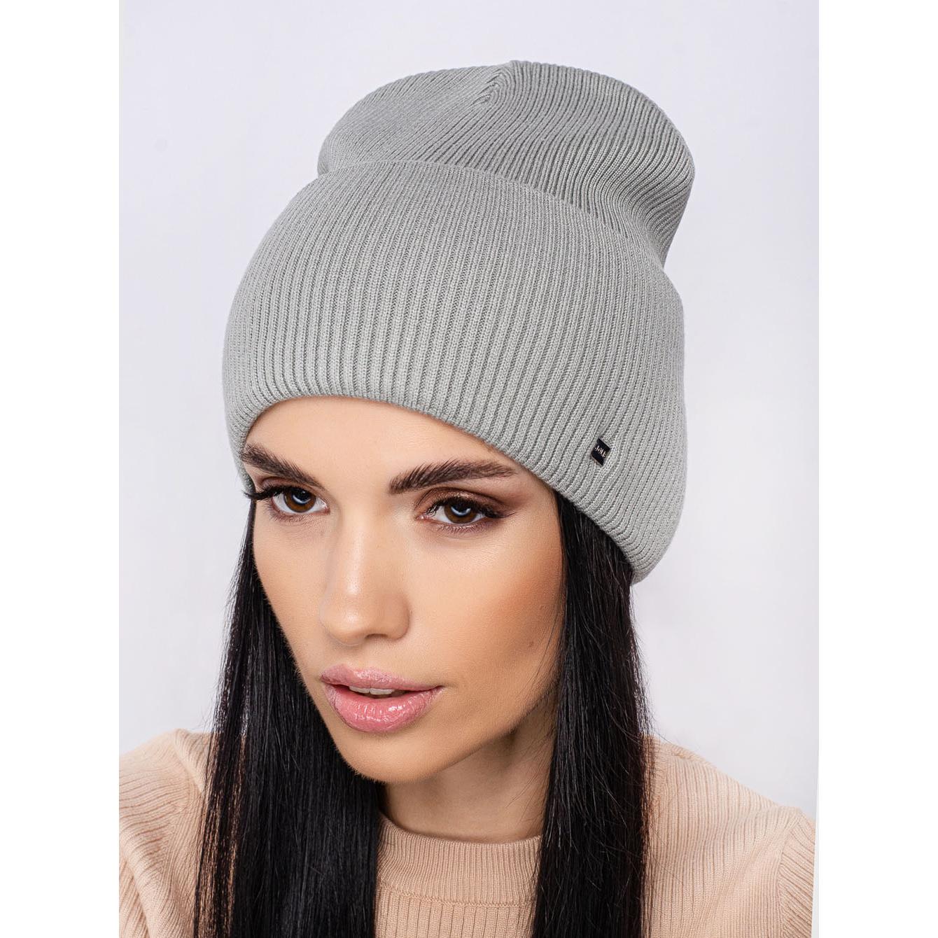 Шапка женская шерстяная Leks Факт one size Фисташковый