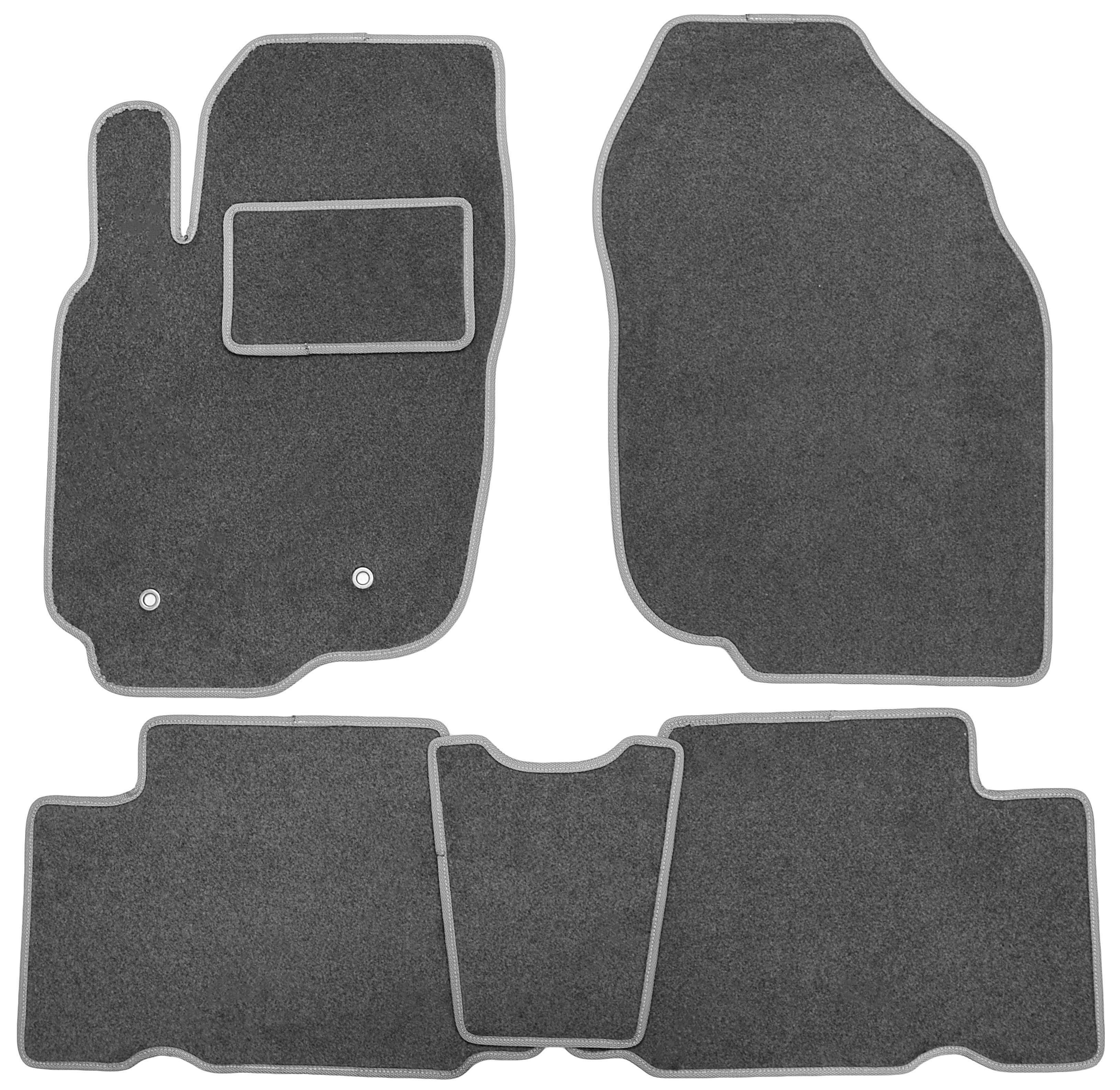 Коврики в салон для Toyota RAV4 '06-12 текстильные Серый (21329)
