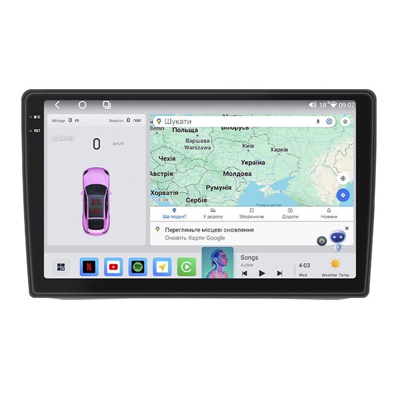 Автомагнитола штатная Lesko для KIA Soul I Рестайлинг 2011-2014 4/64 QLED CarPlay 4G Wi-Fi GPS Prime 9" (27281936)