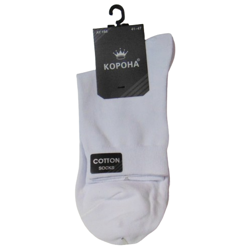 Носки мужские Корона 186 р. 41-47 Белый (2185124498) Носки мужские Корона 186 р. 41-47 Белый (2185124498)