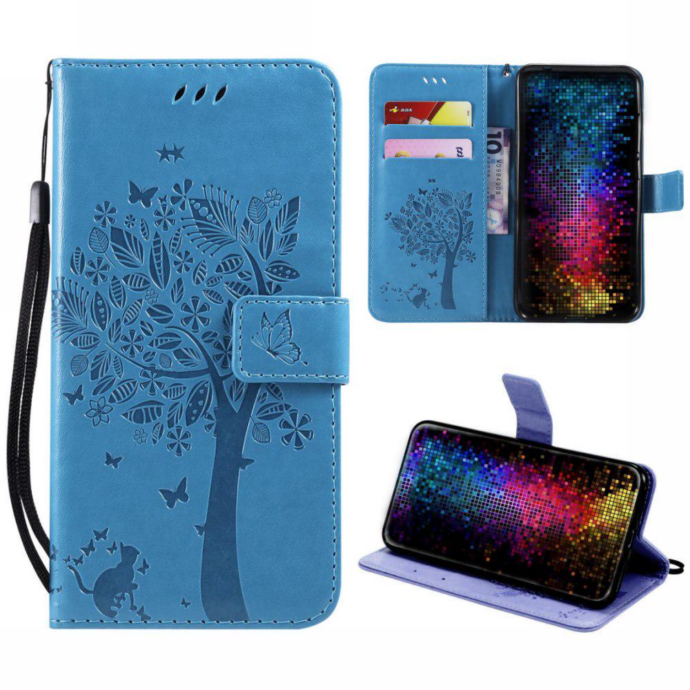 Чехол для Xiaomi Redmi Note 7 (рисунок кот и дерево) Light Blue (09345-0B) - фото 2 Чехол для Xiaomi Redmi Note 7 (рисунок кот и дерево) Light Blue (09345-0B) - фото 2