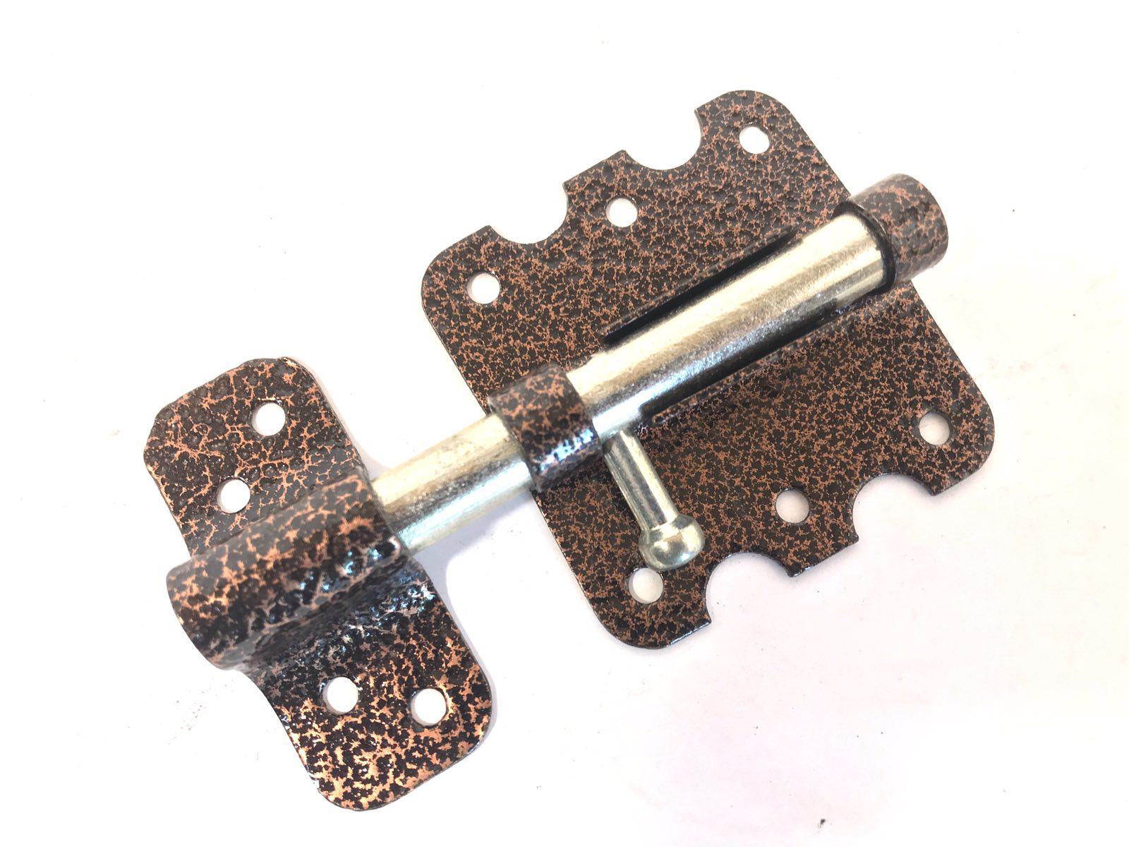 Шпингалет 70 70x72 мм Коричневый - фото 1