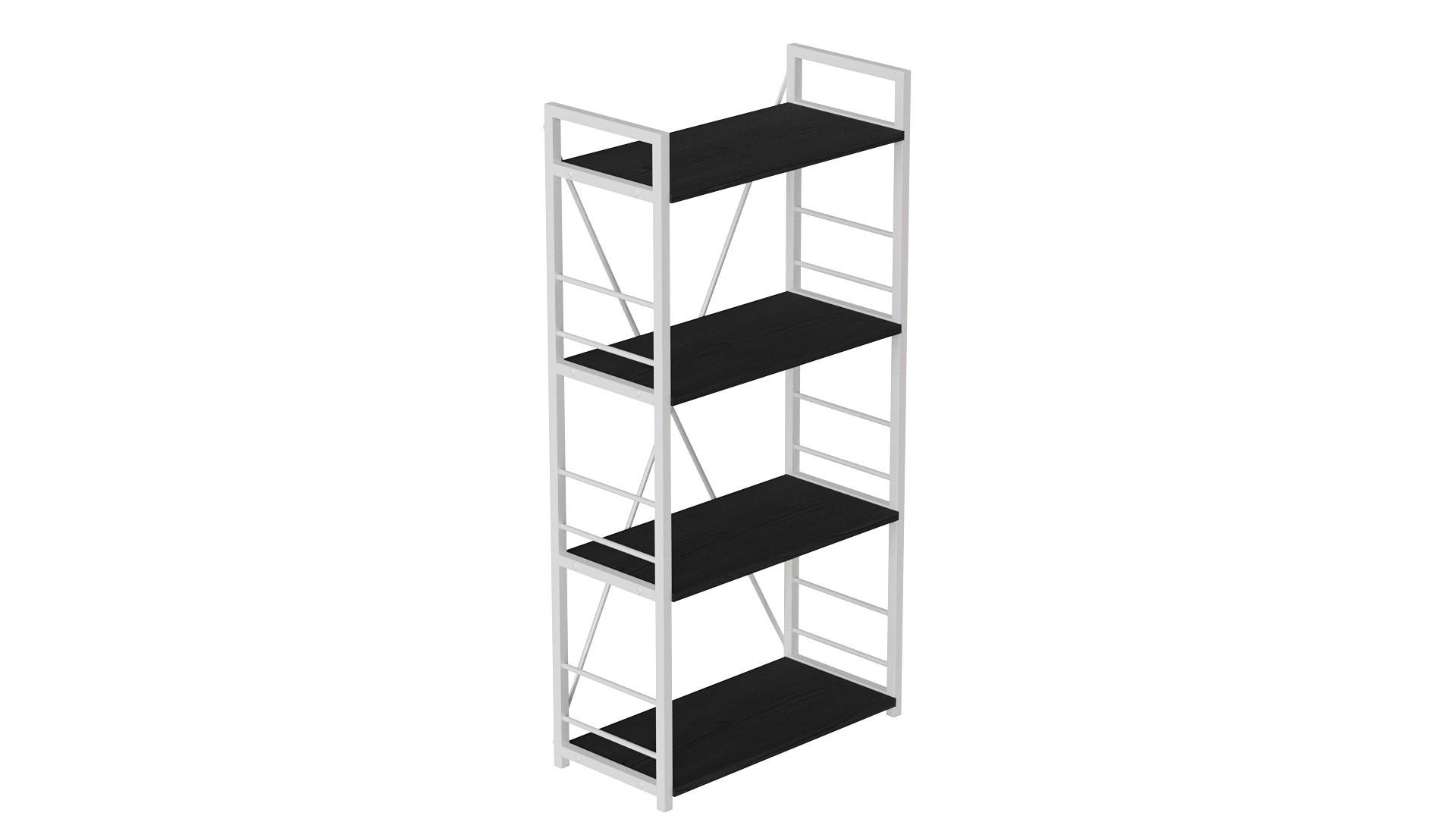 Этажерка Ferrum-decor Коннект 4/60 ДСП 16 мм 120x60x28 см Белый/Сосная Кембра (FRD-104247)