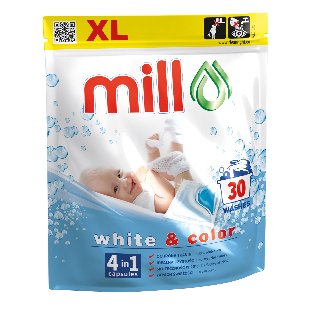 Капсули для прання MILL PROFESSIONAL BABY 30 шт.
