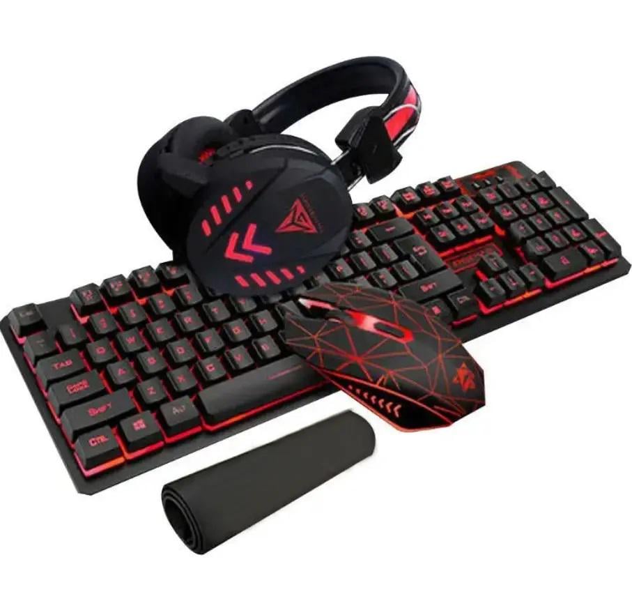 Клавиатура с мышкой Kit Gamer K59 4в1 с подсветкой 8849 Black (21546333)