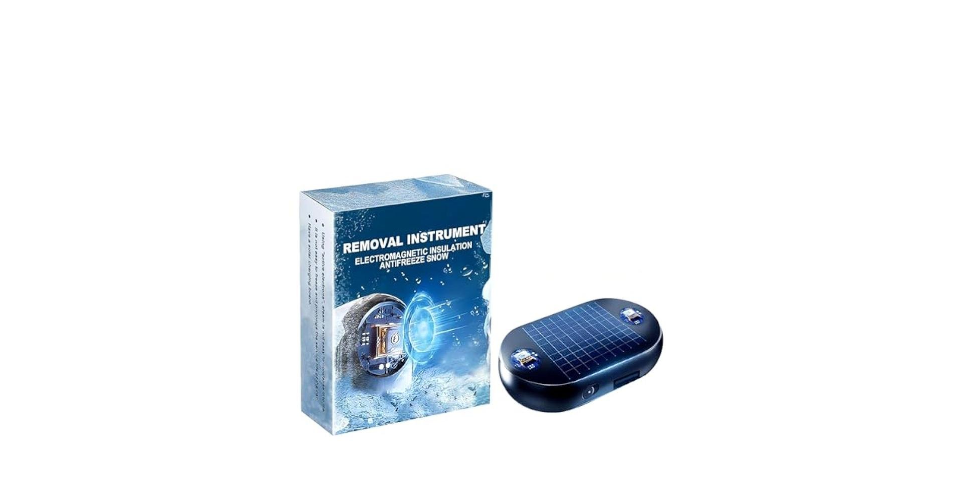 Антиозамерзач электромагнитный De Icer для удаления снега из автомобиля от USB и солнечной энергии ABS-пластик 5x2,6x1,5 см (opt-104997)