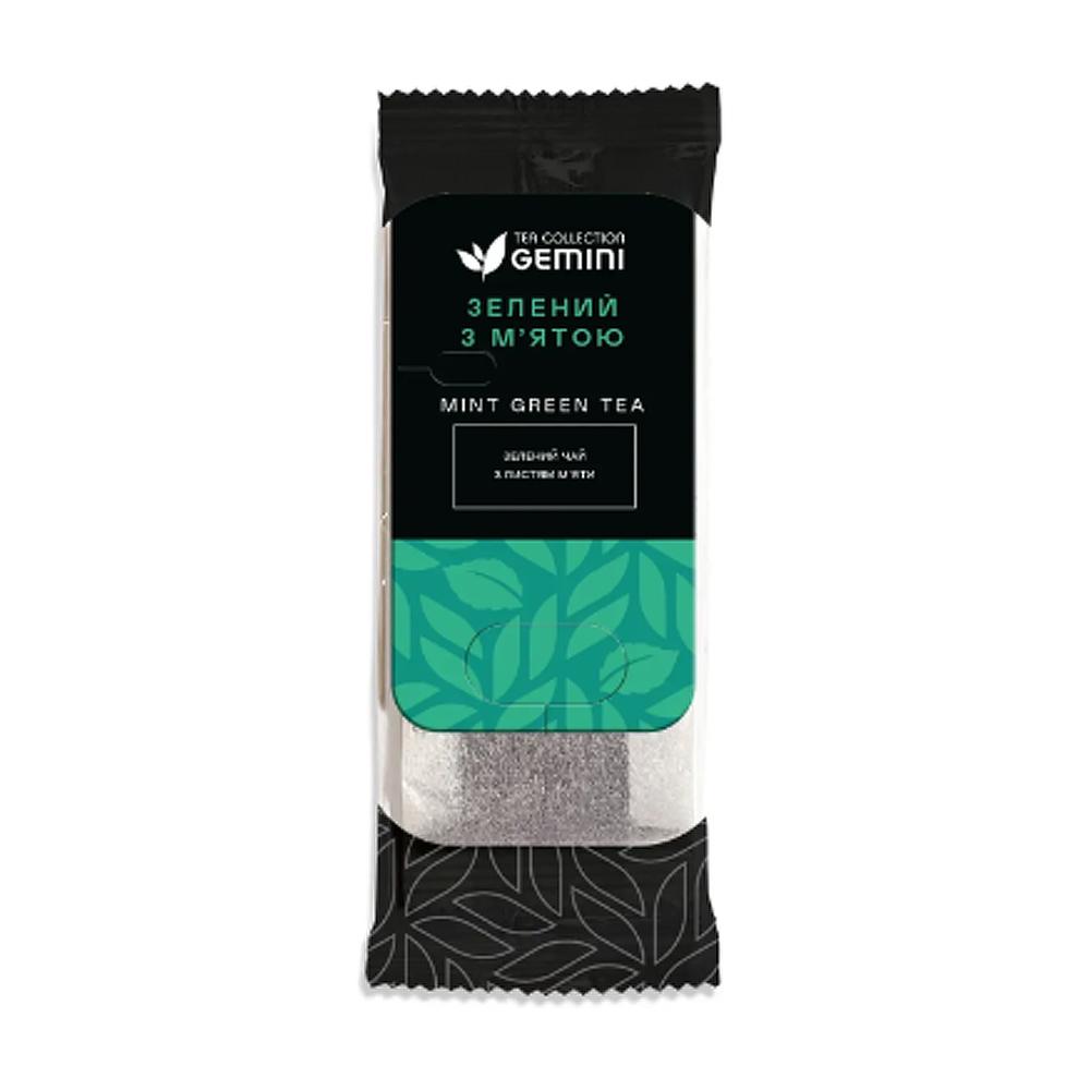 Чай пакетований Gemini Grand Pack Зелений з м'ятою 2,5 г 15 шт. (26861447)