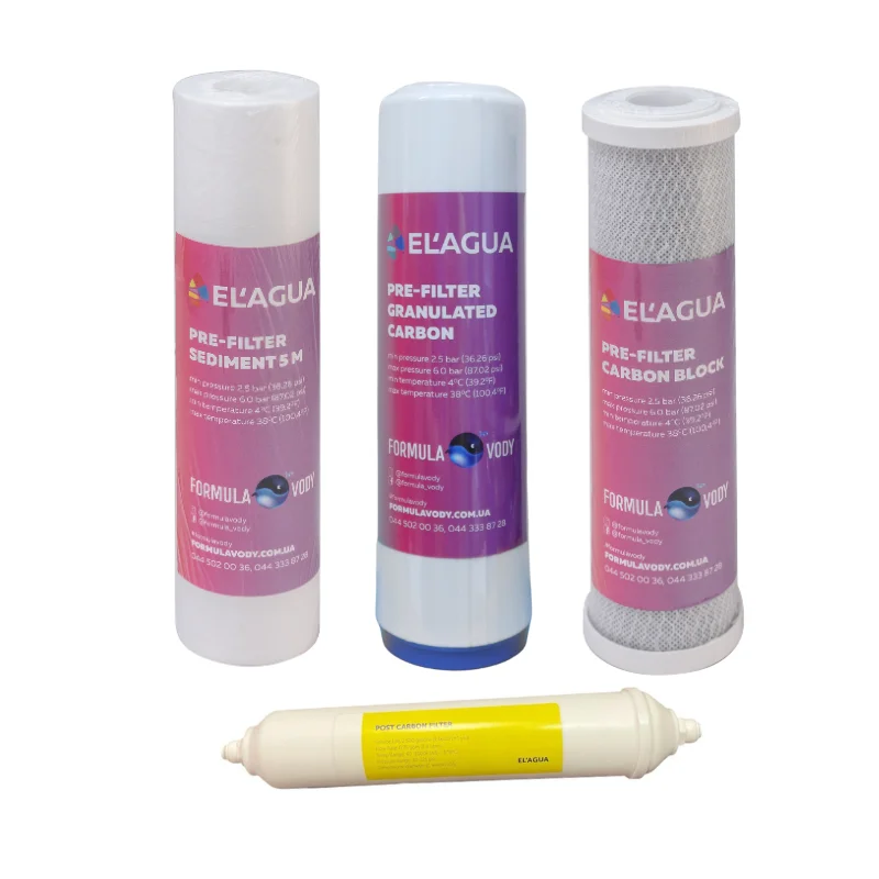 Набір картриджів Formula Vody Standart 4 plus 4 шт. (К 3106) Набір картриджів Formula Vody Standart 4 plus 4 шт. (К 3106)