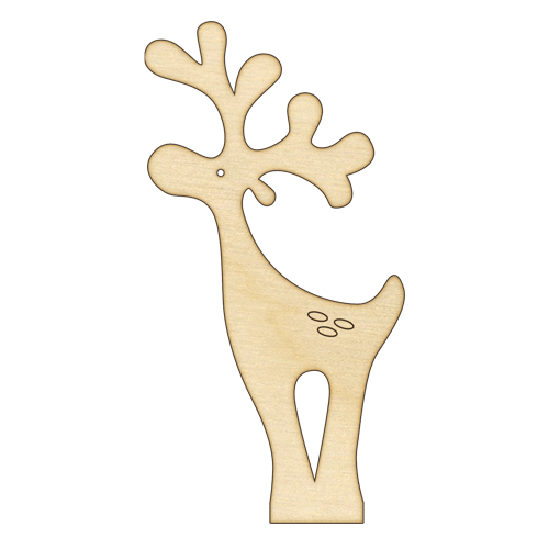 Заготовка з фанери №17 Олень (5378)