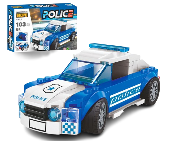 Конструктор Limo Toy Поліцейська машина (КВ 212)