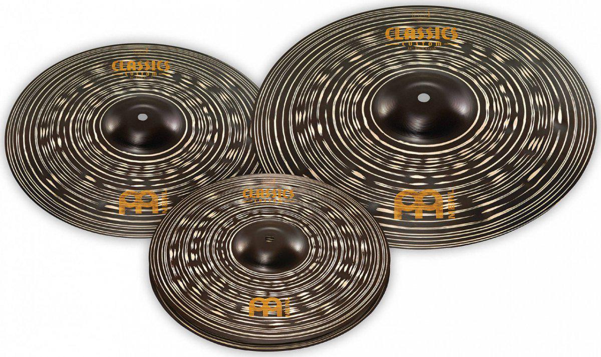 Комплект тарілок Meinl Classics Custom Dark CCD141620 H14"/C16"/R20" (126066)