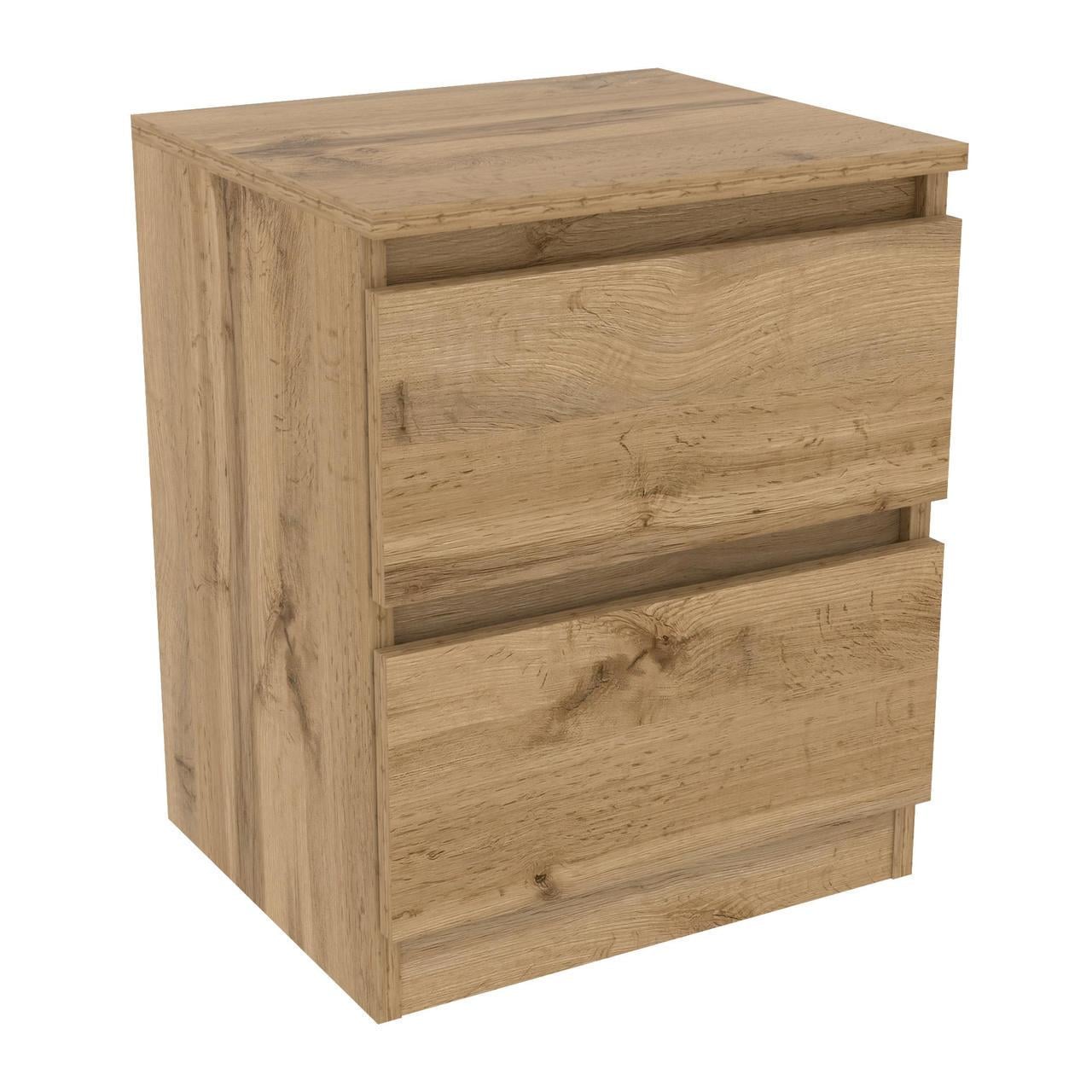 Тумба прикроватная 2 ящика Kontinent 40х35х50 см Дуб аппалачи (31209578)