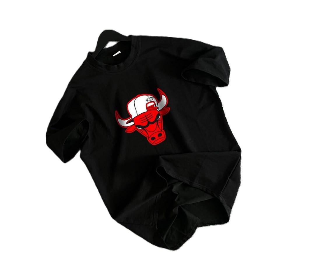 Футболка чоловіча Chicago Bulls 2194640569/7 оверсайз M Чорний (2194640569/7/2)
