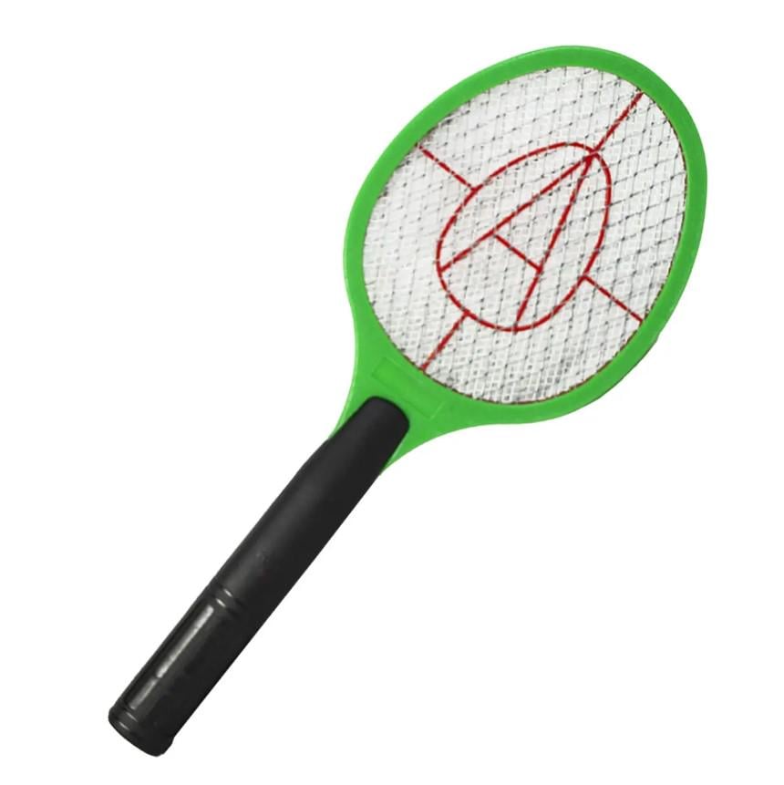 Мухобійка-ракетка електрична Annihilator від комарів і мух на батарейках Зелений (7G-F-7432G)