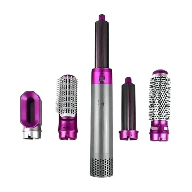 Фен Hot Air Styler GW-5321 для волосся 5в1 в кейсі Pink (ML-04184) Фен Hot Air Styler GW-5321 для волосся 5в1 в кейсі Pink (ML-04184)