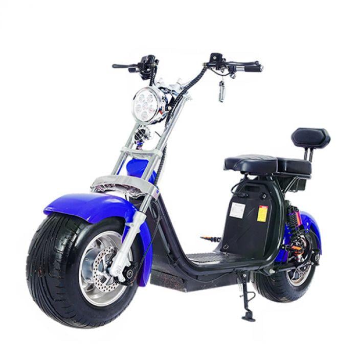 Електроскутер Citycoco Long 1500W 60V12Ah Blue