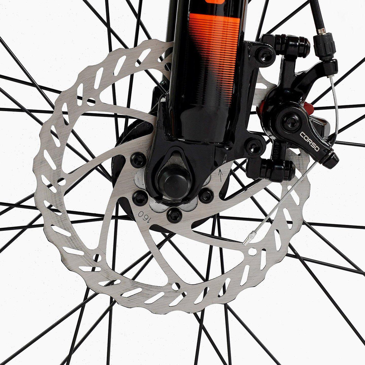 Велосипед горный подростковый Corso Patrol 24" Оранжевый - фото 7