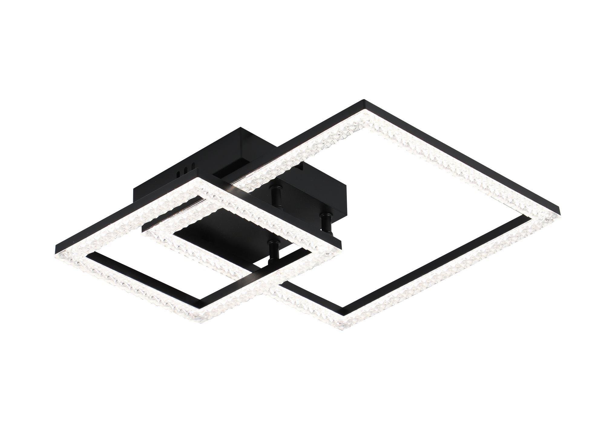 Люстра потолочная VALESO 3452/1+1 LED 56 W Черный
