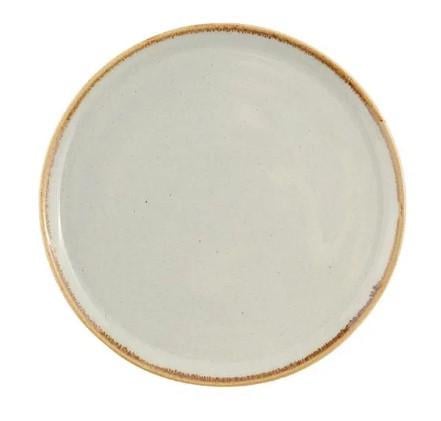 Тарелка фарфоровая мелкая Porland 200 мм Grey (162920/G)