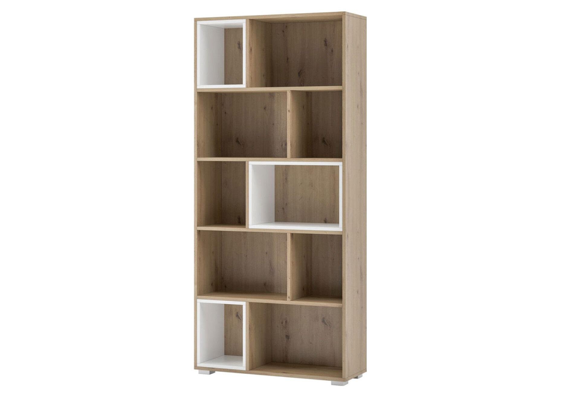 Стеллаж Світ меблів Тони из ДСП Дуб артизан/Нимфея альба (51234)