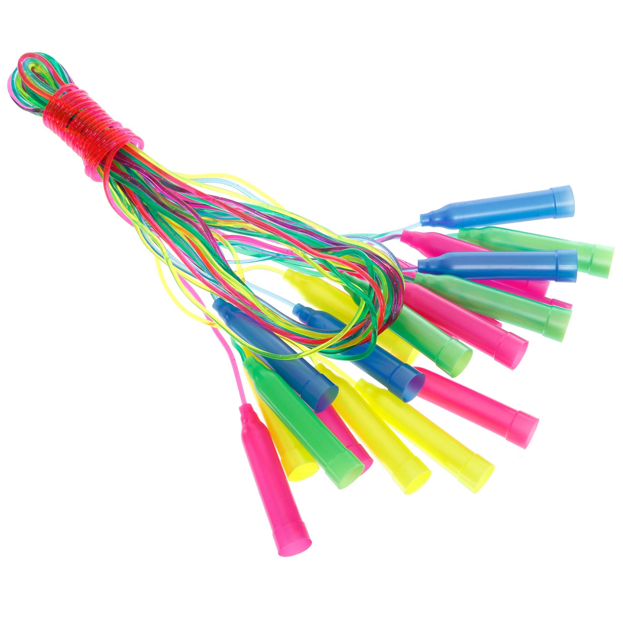 Скакалка дитяча SP-Sport FI-4912 з PVC джгутом 2,2 м d 3 мм 10 шт. Різнокольоровий (32511248)