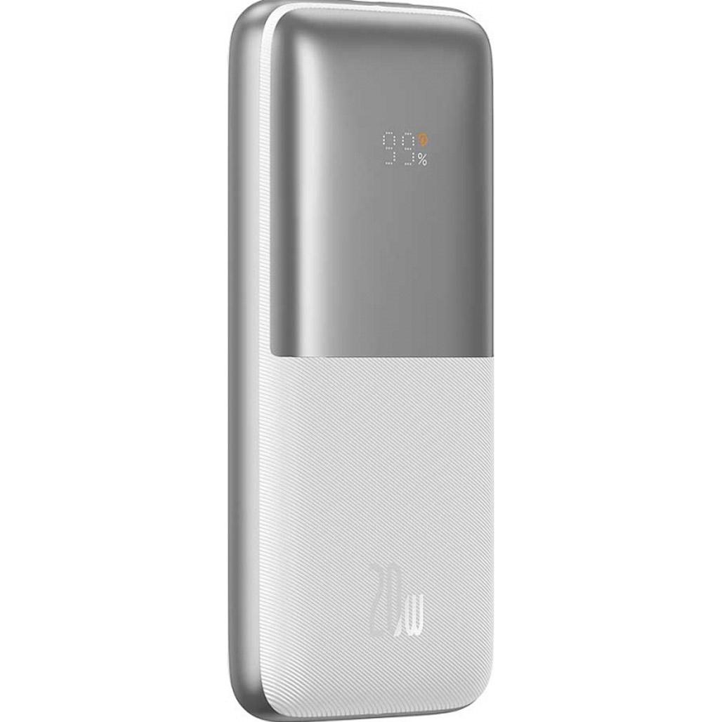 Внешний аккумулятор Baseus Bipow Pro Digital Display 10000mAh PD 20W White (PPBD040102) - фото 2