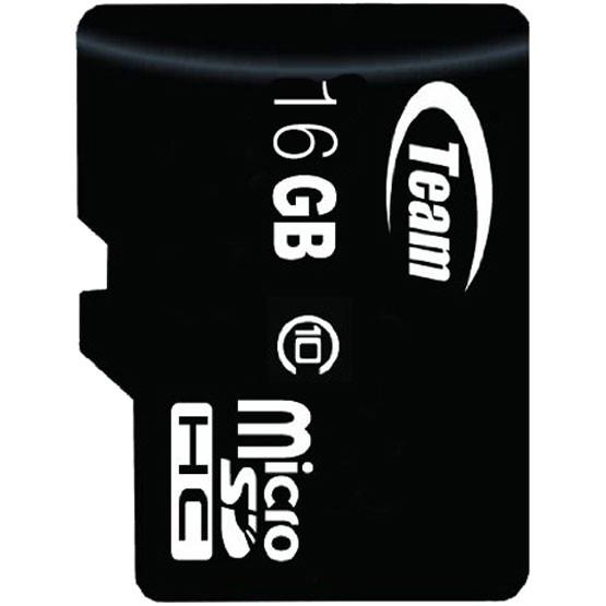 Карта памяти TEAM 16 GB microSDHC сlass 10 для смартфона и планшета