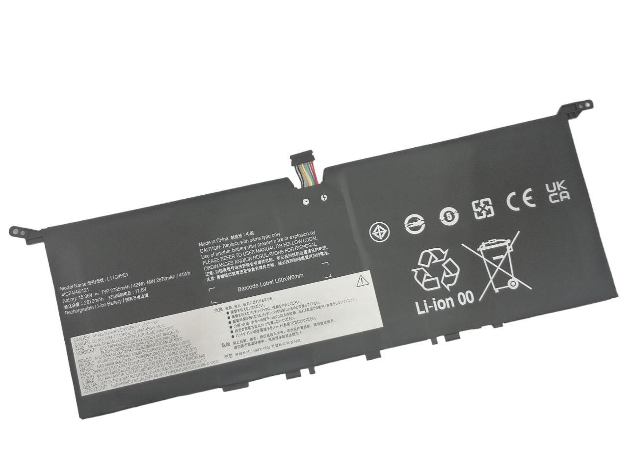 Аккумулятор для Lenovo Yoga S730-13IML/L17C4PE1/L17M4PE1 2735 mAh 41Wh (21818607)