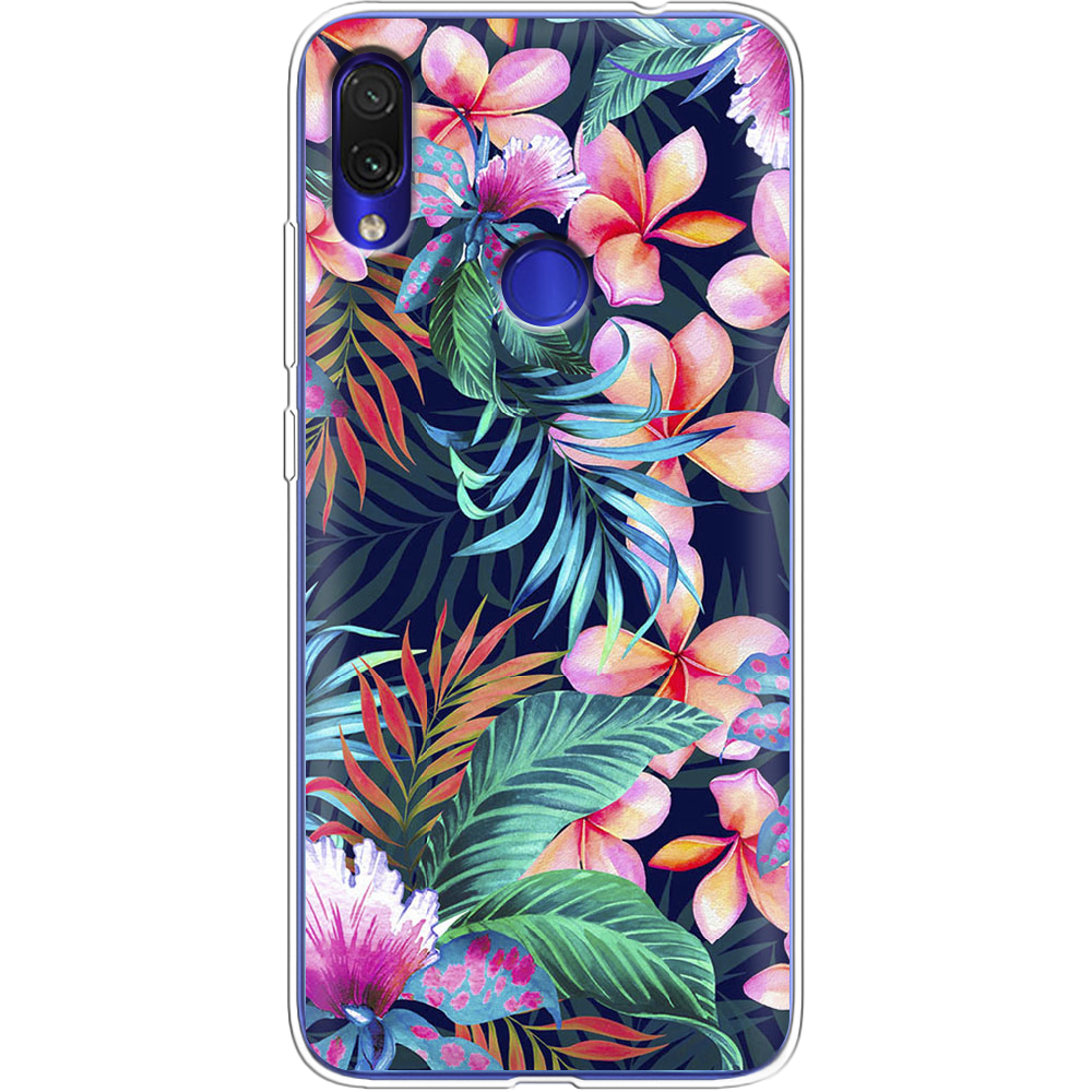 Чехол Boxface Xiaomi Redmi Note 7 flowers in the tropics Прозрачный силикон (36202-up1971-36202)
