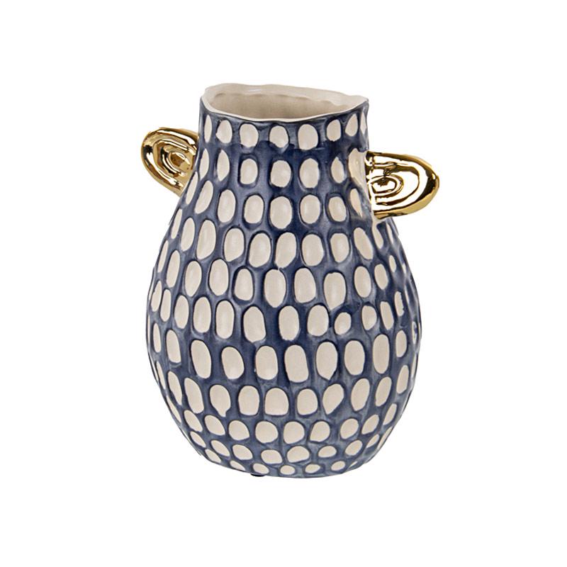 Ваза керамическая Lefard 175х133х205 см Синий (816-002) - фото 2 Ваза керамическая Lefard 175х133х205 см Синий (816-002) - фото 2