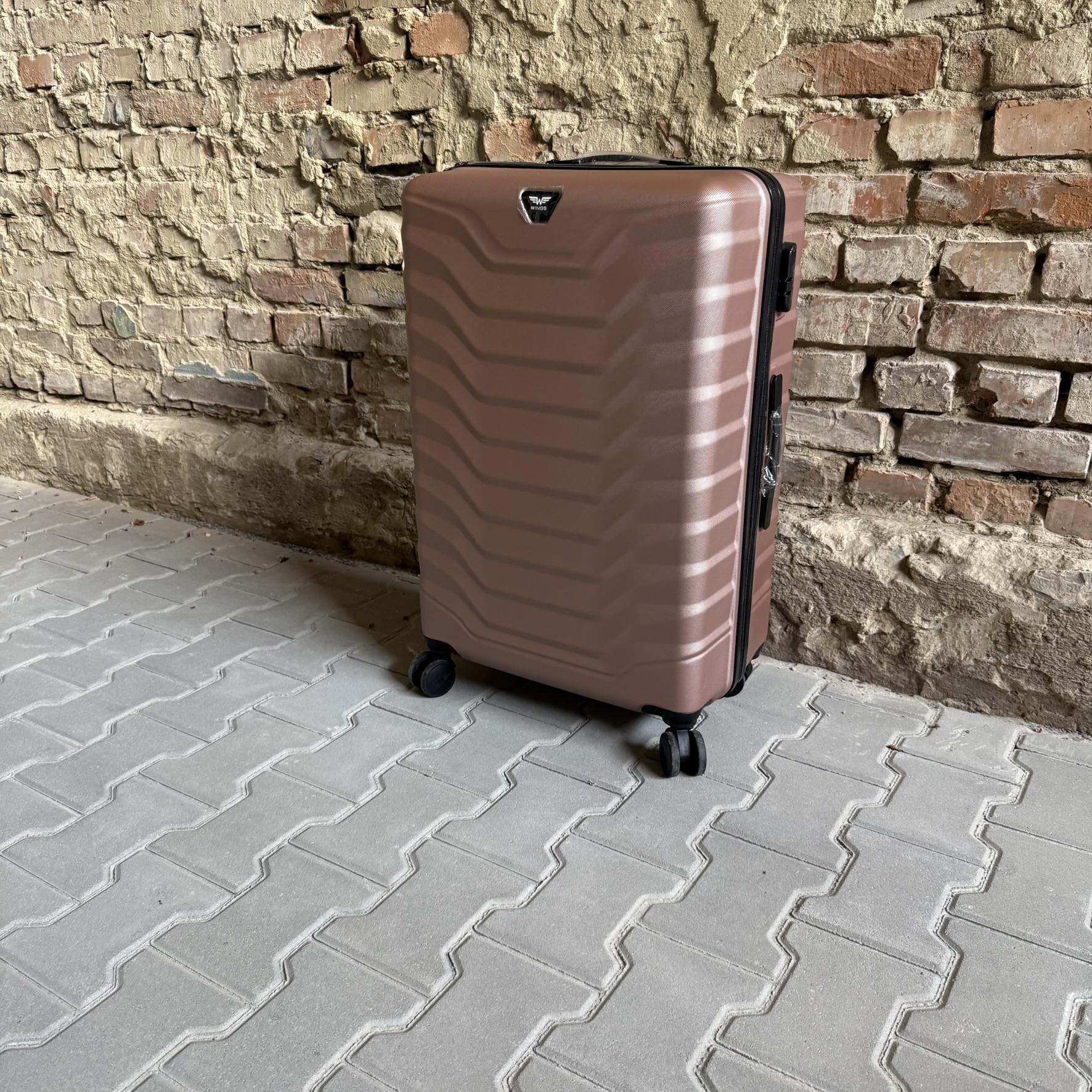 Валіза Wings PEA01 дорожня L Рожеве золото (26557312) - фото 4 Валіза Wings PEA01 дорожня L Рожеве золото (26557312) - фото 4