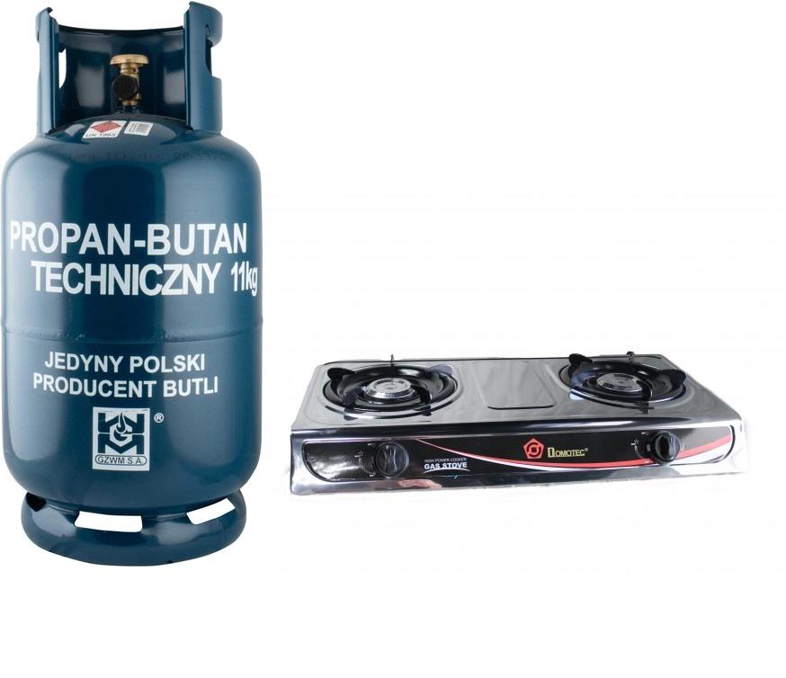 Балон газовий Domotec GZWM з плитою 2 конфорки 27 л