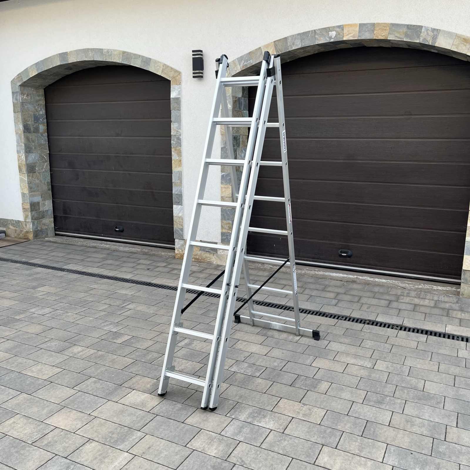 Лестница алюминиевая Higher универсальная раскладная 3х8 (10174477) - фото 10 Лестница алюминиевая Higher универсальная раскладная 3х8 (10174477) - фото 10