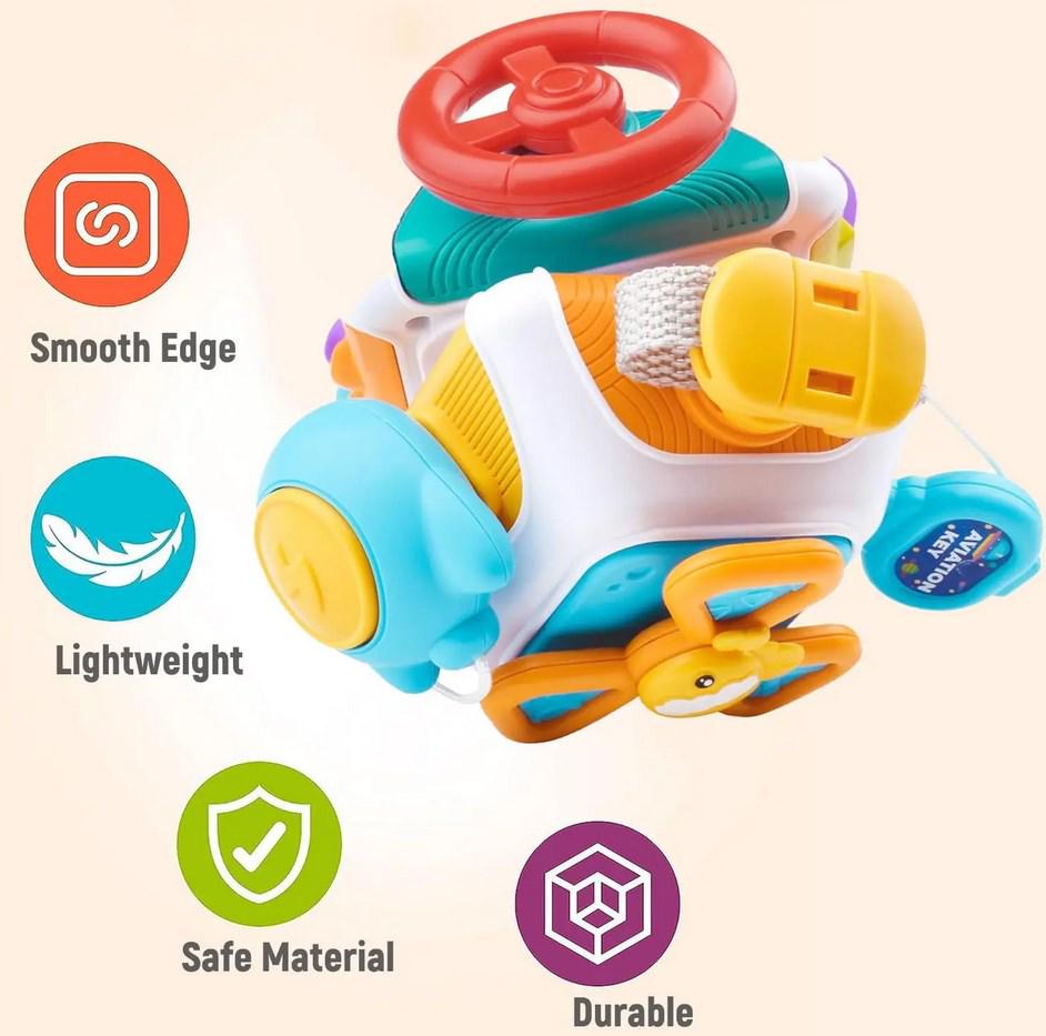 Іграшка розвиваюча для дрібної моторики/пам'яті Монтессорі Куб (1586) - фото 3 Іграшка розвиваюча для дрібної моторики/пам'яті Монтессорі Куб (1586) - фото 3