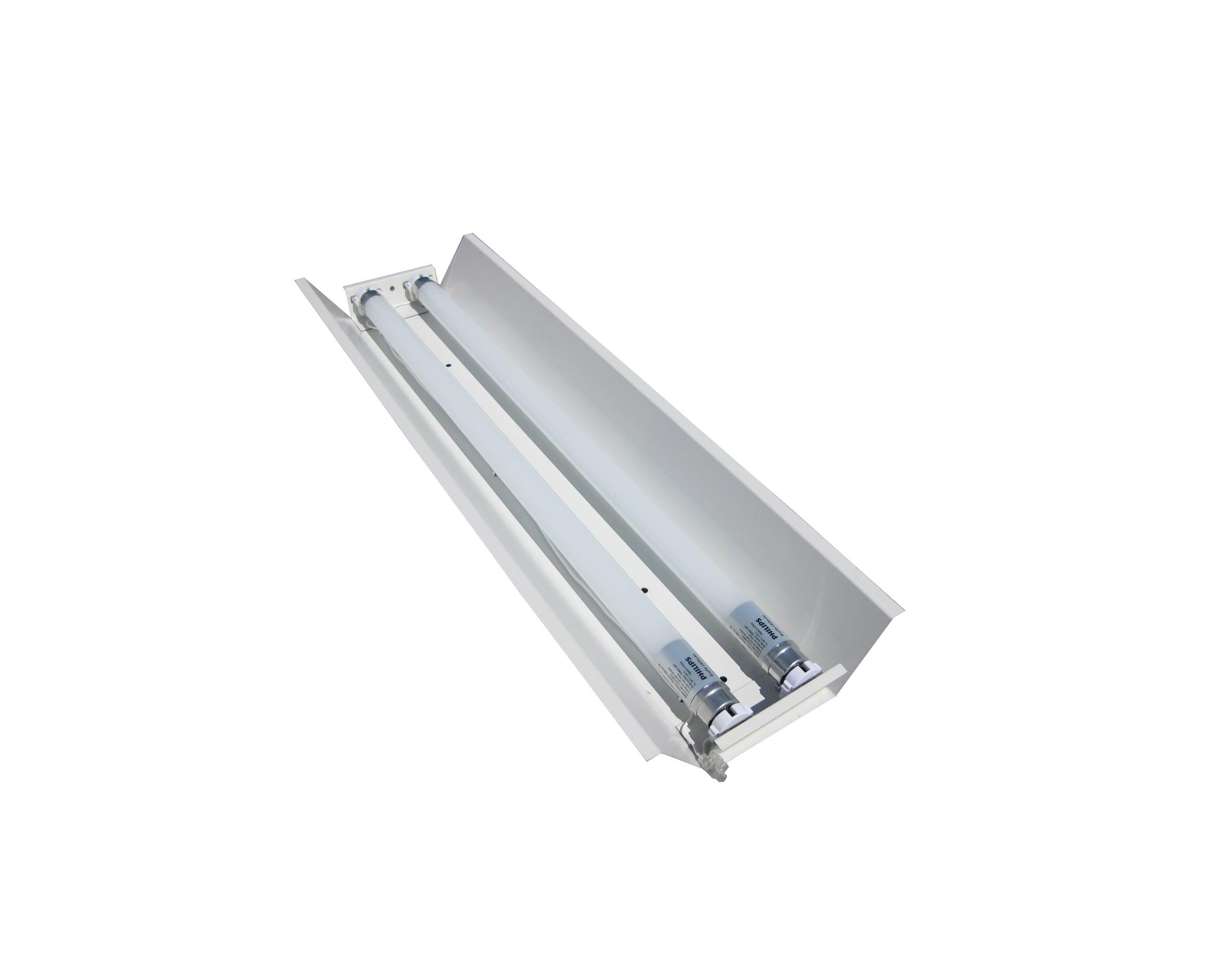 Світильник лінійний відкритий MSK Electric під дві led лампи 120 см Т8 СПВ 02-1200 стандарт