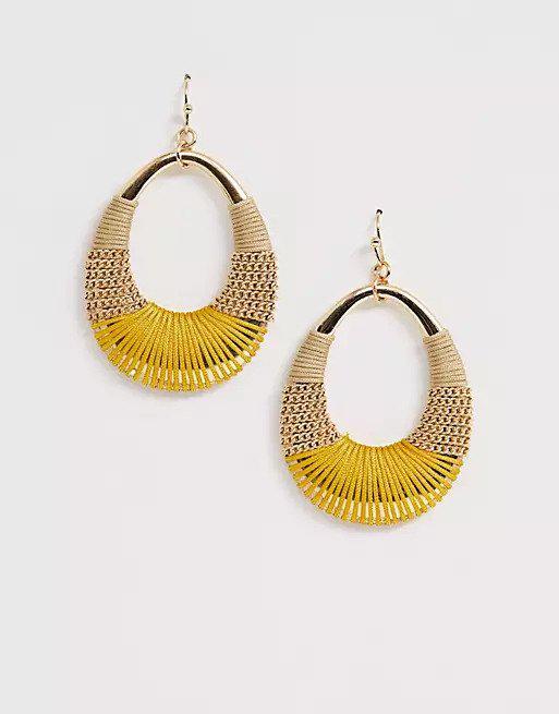 Серьги Pieces А09 Золотистый (P-6910806231311)