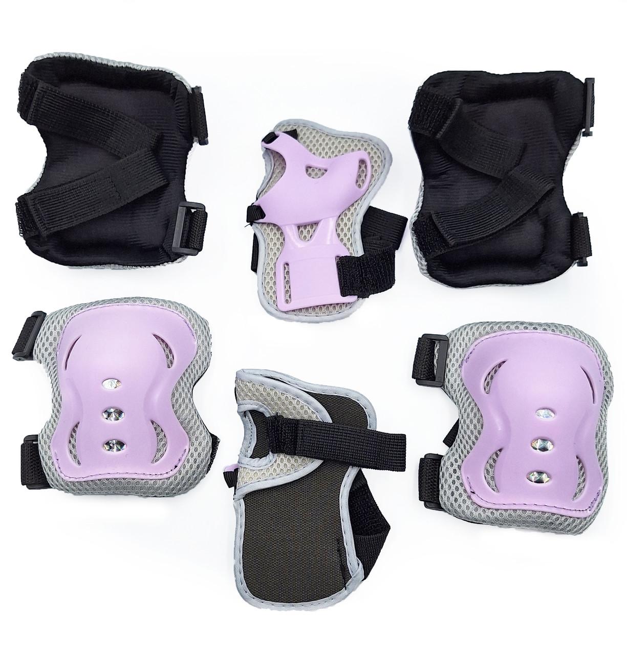 Комплект дитячий шолом та захист Yongkang GB24429-2009 S Єдиноріг р. 5-9 Фіолетовий (G0001135) - фото 9