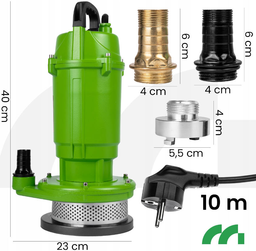 Дренажний насос для брудної та чистої води MalTec 550 Вт 12000 л/год - фото 2 Дренажний насос для брудної та чистої води MalTec 550 Вт 12000 л/год - фото 2