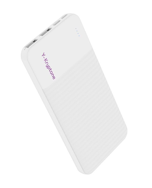 Повербанк Y-Kryptone N-13 10000 mAh ULTRA Slim White (YK-N13-WH)