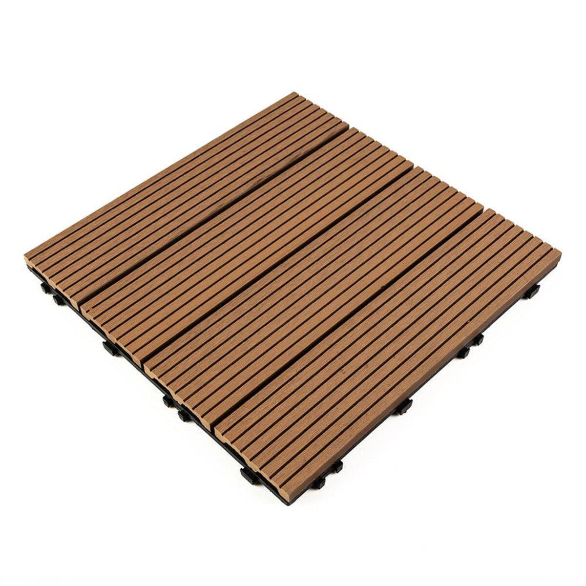 Плитка композитная WPC 30х30х2 см Натуральное дерево (SW-00001711)