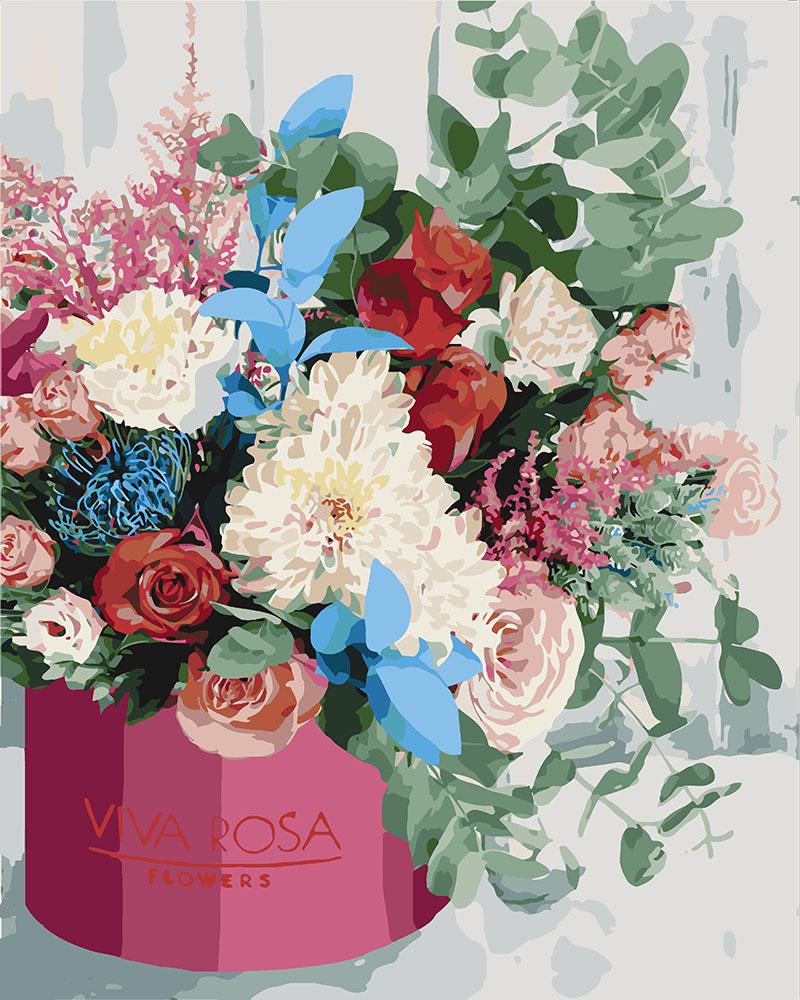 Картина по номерам Идейка "Изысканный букет" 40х50 см (KH3069)