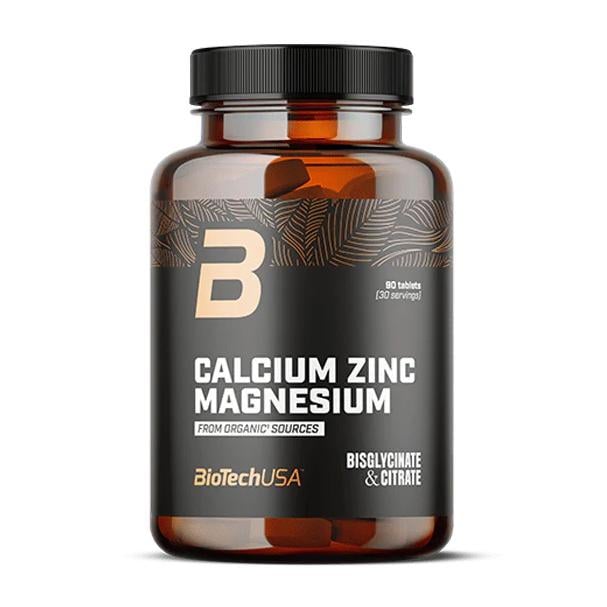 Кальций цинк и магний с марганцем BioTech Calcium Zinc Magnesium Organic 90 табл.
