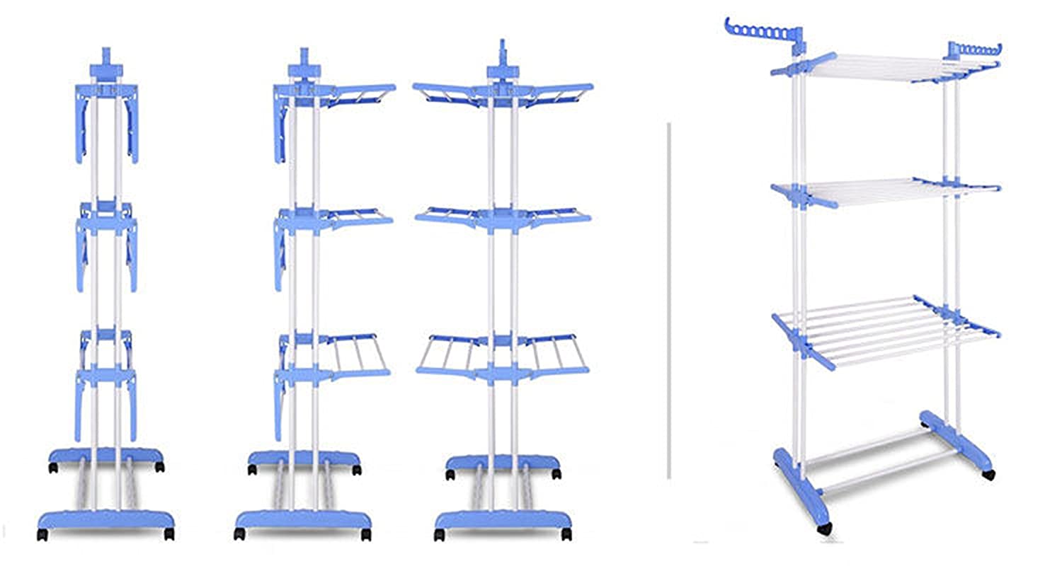 Сушарка для білизни Garment Rack блакитна - фото 5