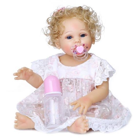 Кукла коллекционная Реборн девочка Бэлла 47 см