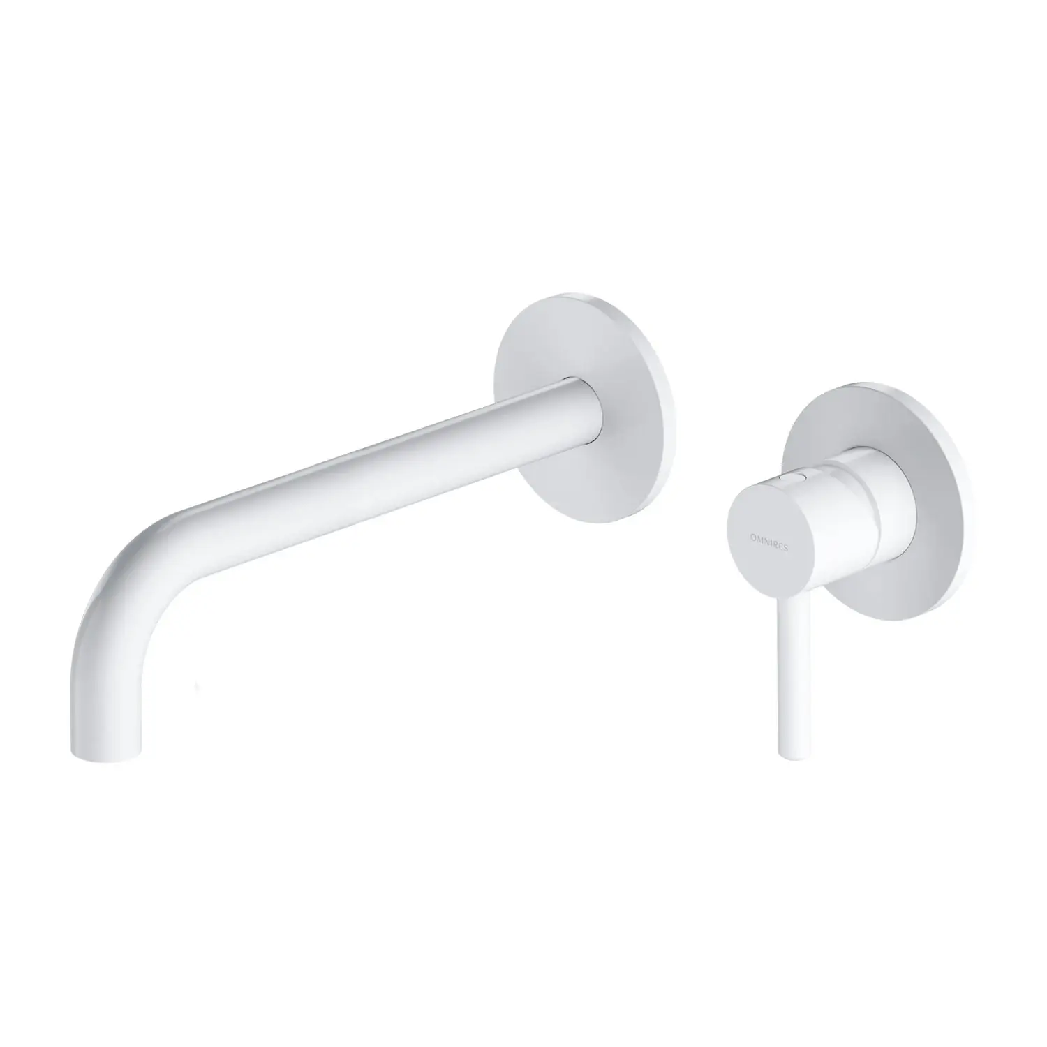 Смеситель скрытого монтажа Omnires Y для умывальника Белый матовый (Y1215HLWM)