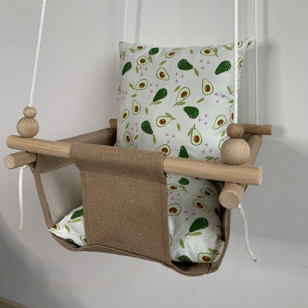 Дитяча гойдалка Infancy Авакадо Карамельний (9677147) - фото 3 Дитяча гойдалка Infancy Авакадо Карамельний (9677147) - фото 3