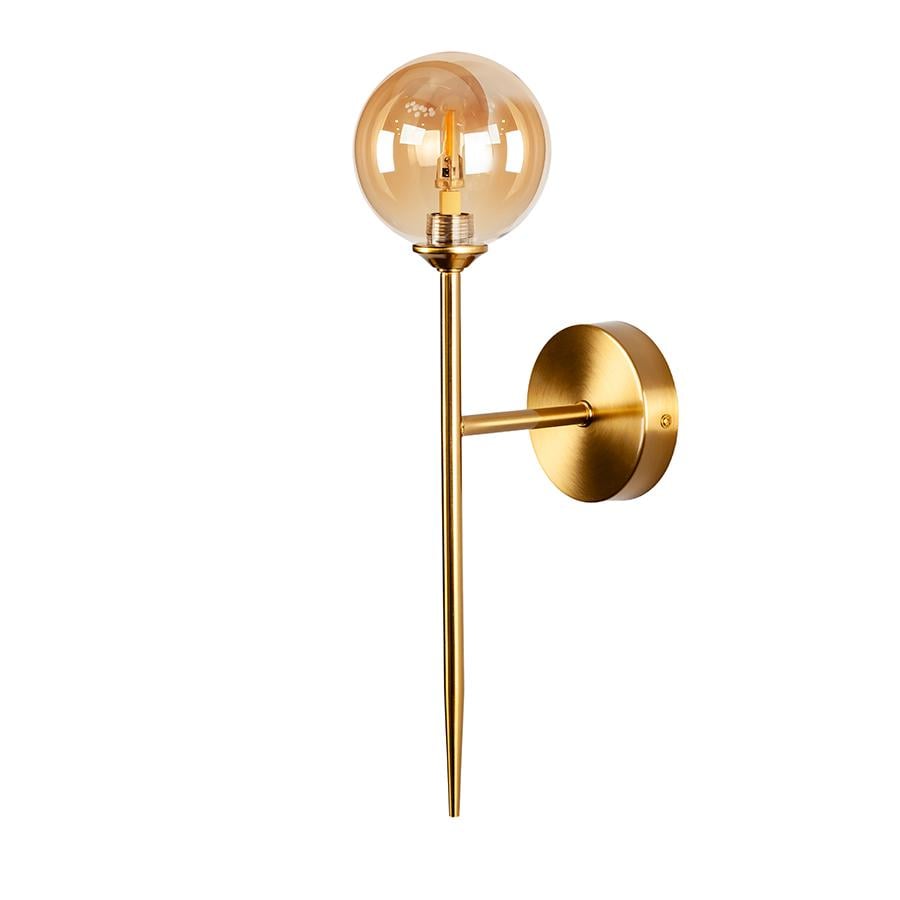 Светильник настенный шар Levistella 999W2502F-1 100 BRZ/BR плафон коричневый Бронза