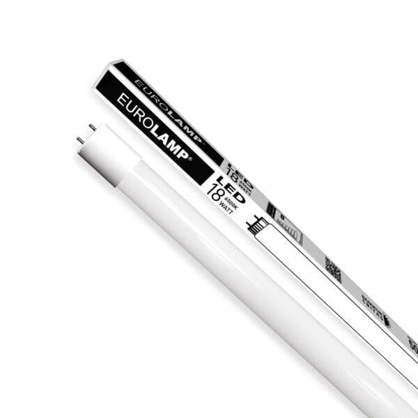 Лампа LED линейная Т8 стекло Eurolamp 18W-6500K (LED-T8-18W/6500(стекло))